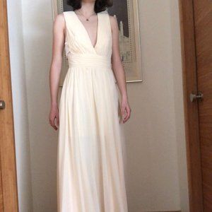 NWT CHAMPAGNE PROM OR BRIDESMAID DRESS